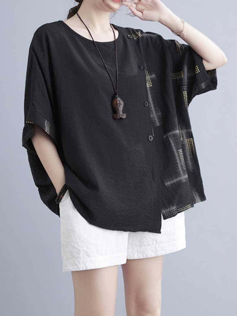Day Will Come Buttons T-Shirt Casual Top - Image 15