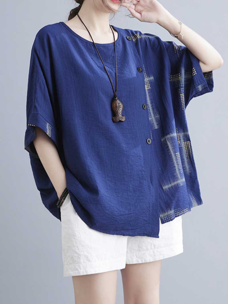 Day Will Come Buttons T-Shirt Casual Top - Image 6