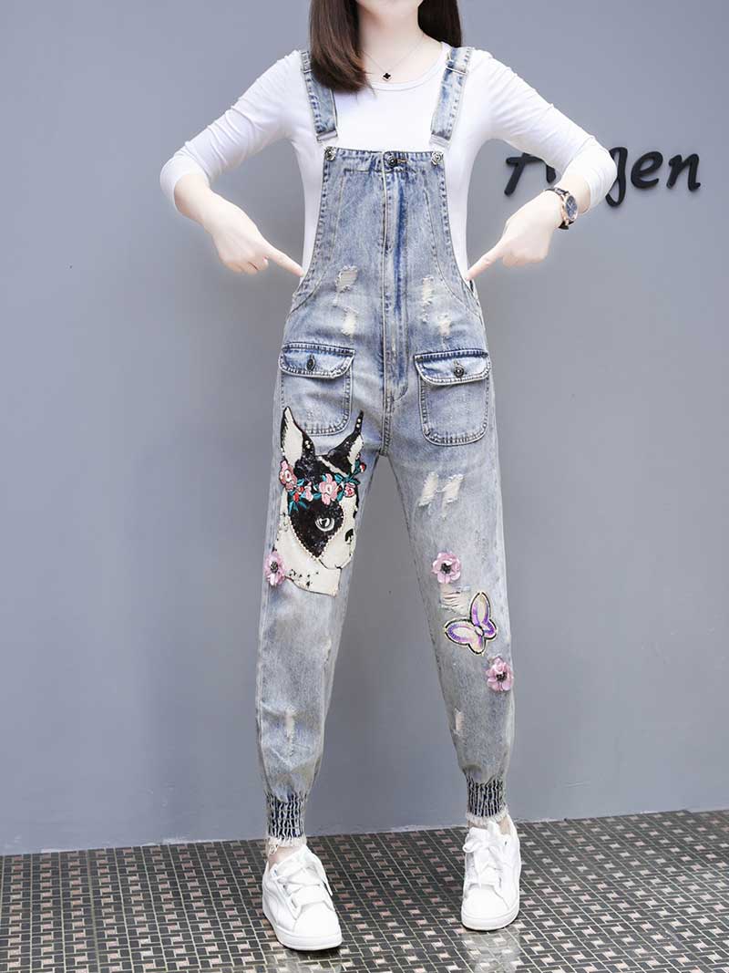 Deep Blue Sea Denim Overall Dungaree - Image 8