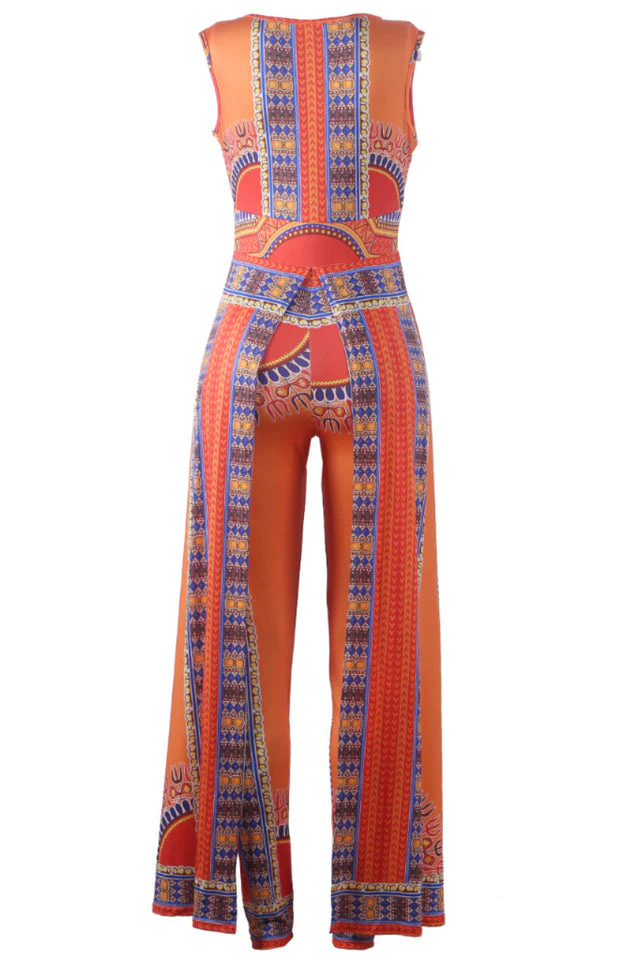 Deep V-Neck Party Jumpsuit - Image 8