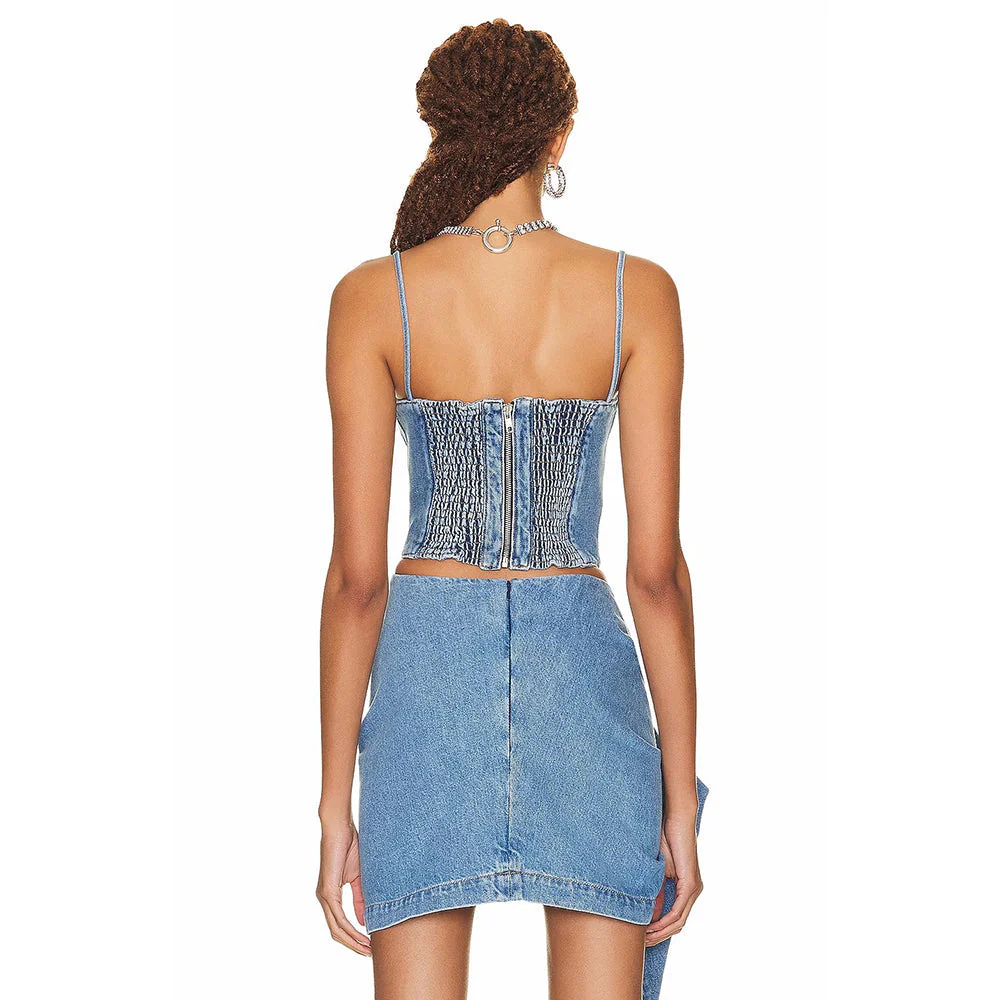 AILY ZIPPER STRAPS TANK TOP - Image 2