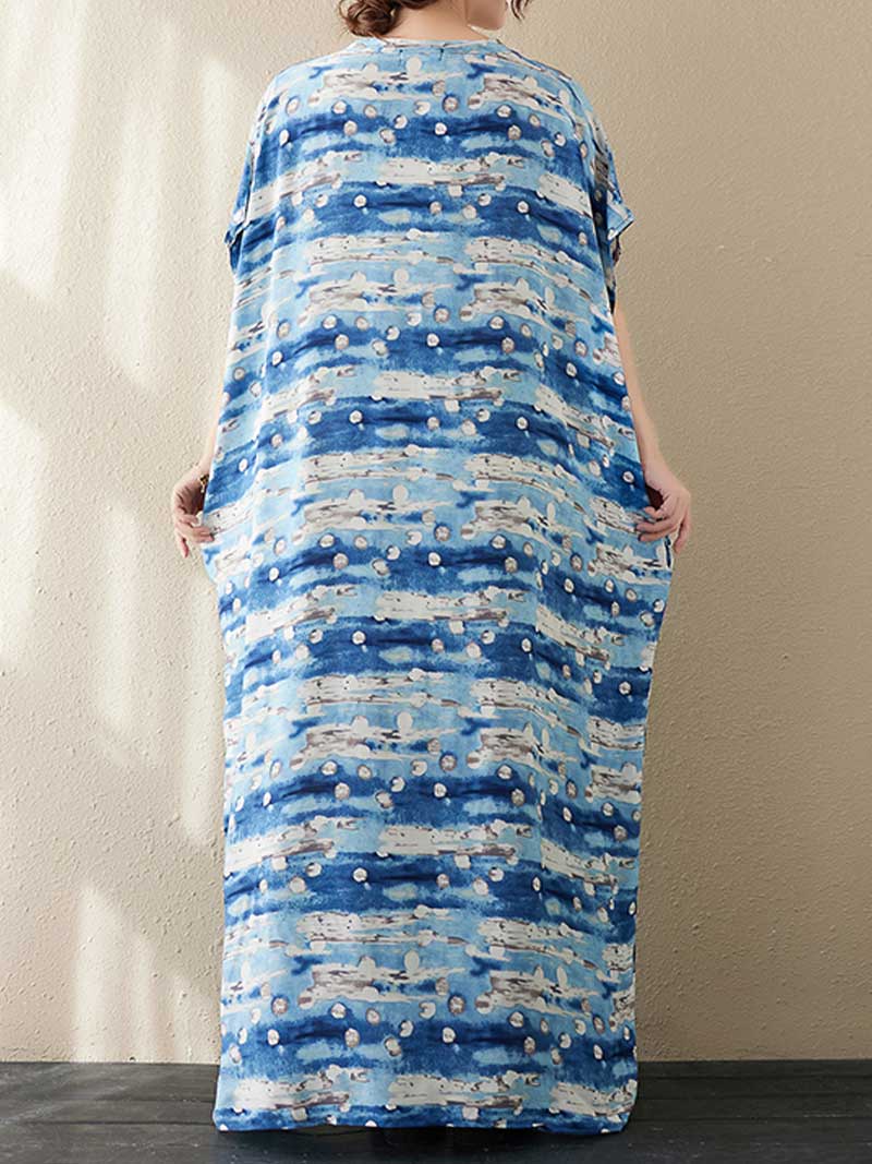 Desired Season Tie-Dye Kaftan Dress - Image 3