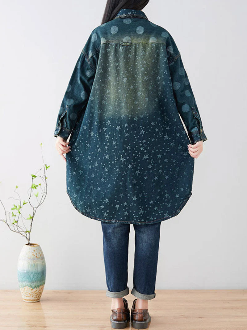 Diamonds In The Sky Shirt Dress - Image 2