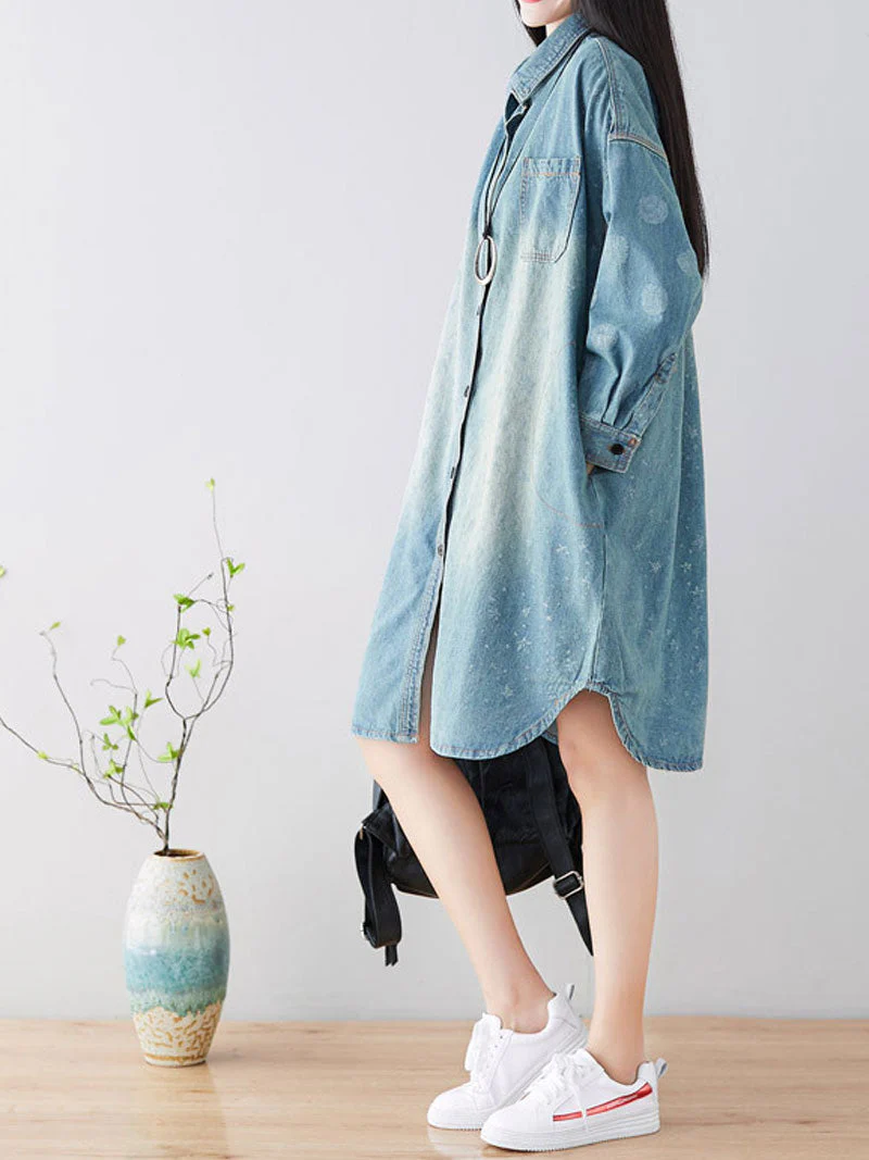 Diamonds In The Sky Shirt Dress - Image 7