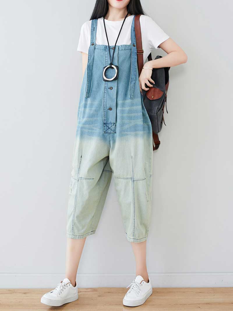 Don't Hate Me Denim Overall Dungarees - Image 3