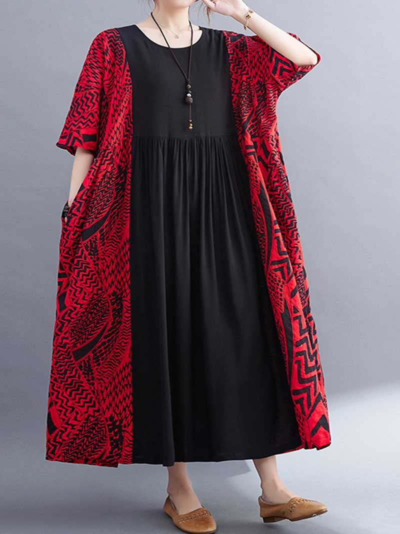 Double Power Printed Smock Dress - Image 2