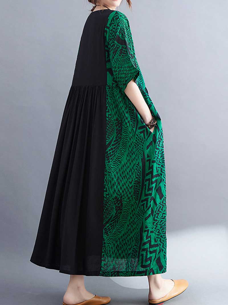 Double Power Printed Smock Dress - Image 5