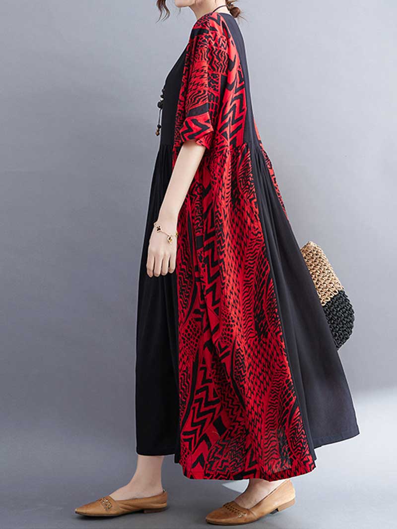Double Power Printed Smock Dress - Image 6