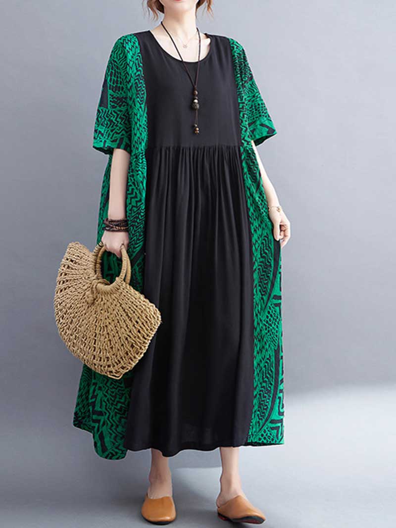 Double Power Printed Smock Dress - Image 7