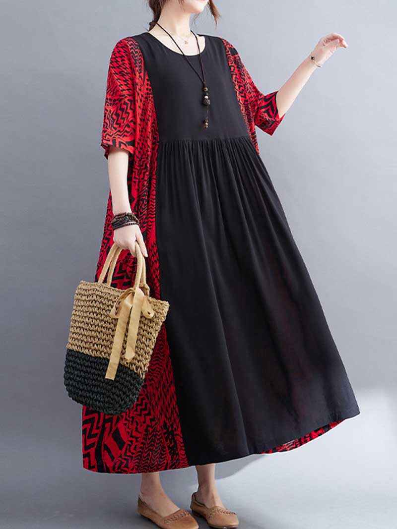 Double Power Printed Smock Dress - Image 9