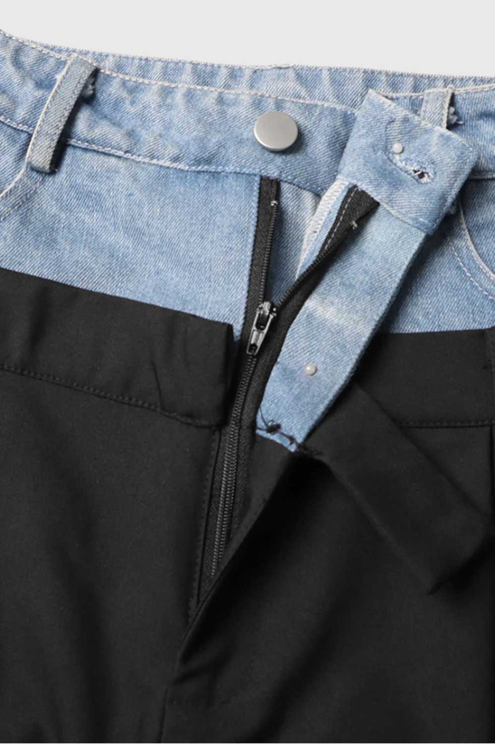 Double Waist Trousers - Black - Image 3
