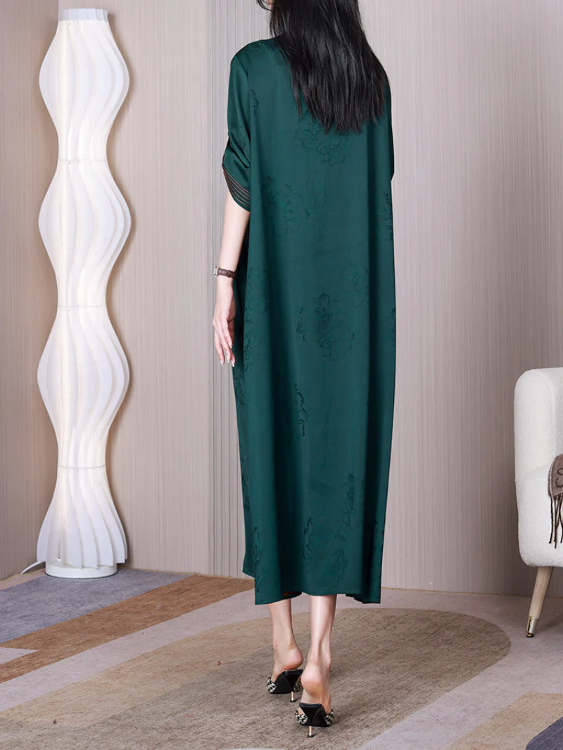 Down To Earth Round Necl A-line Dress - Image 3