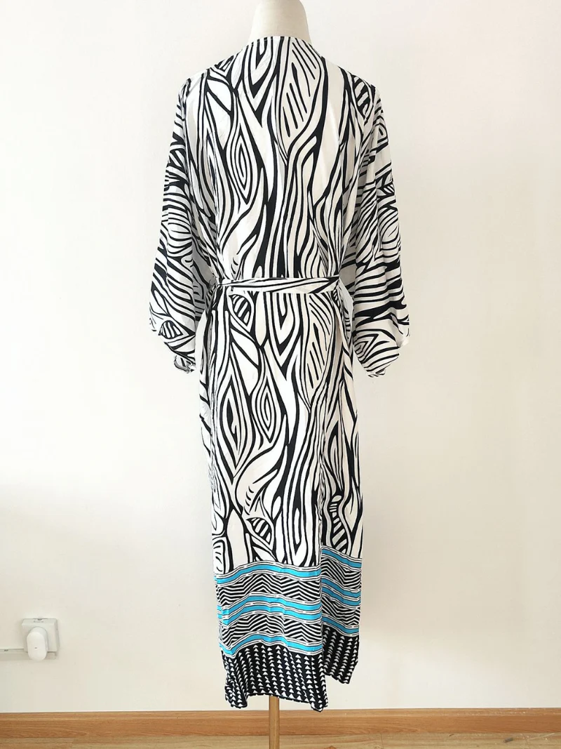 Dream Girl Cotton Cardigan Style Kimono Jacket - Image 3