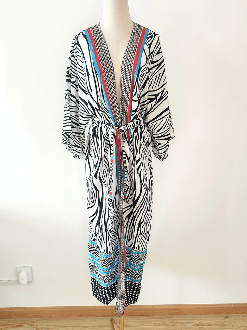 Dream Girl Cotton Cardigan Style Kimono Jacket - Image 4