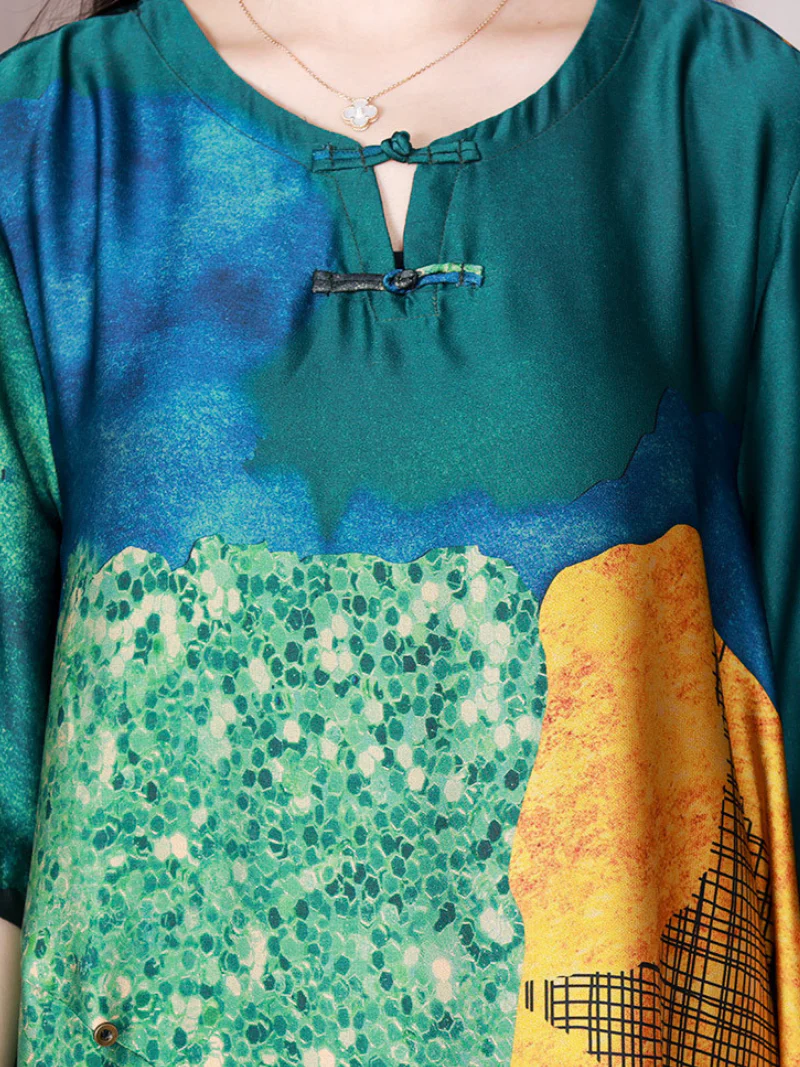 Dress The population Round Neck A-line Dress - Image 2