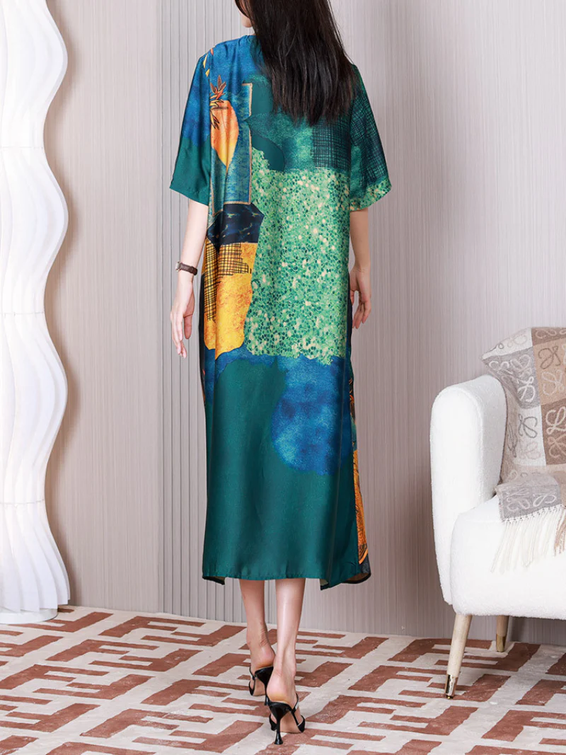 Dress The population Round Neck A-line Dress - Image 4
