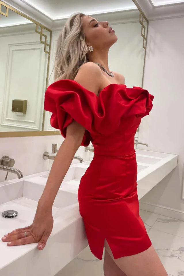 Elastic Mystic Satin Dress - Image 13