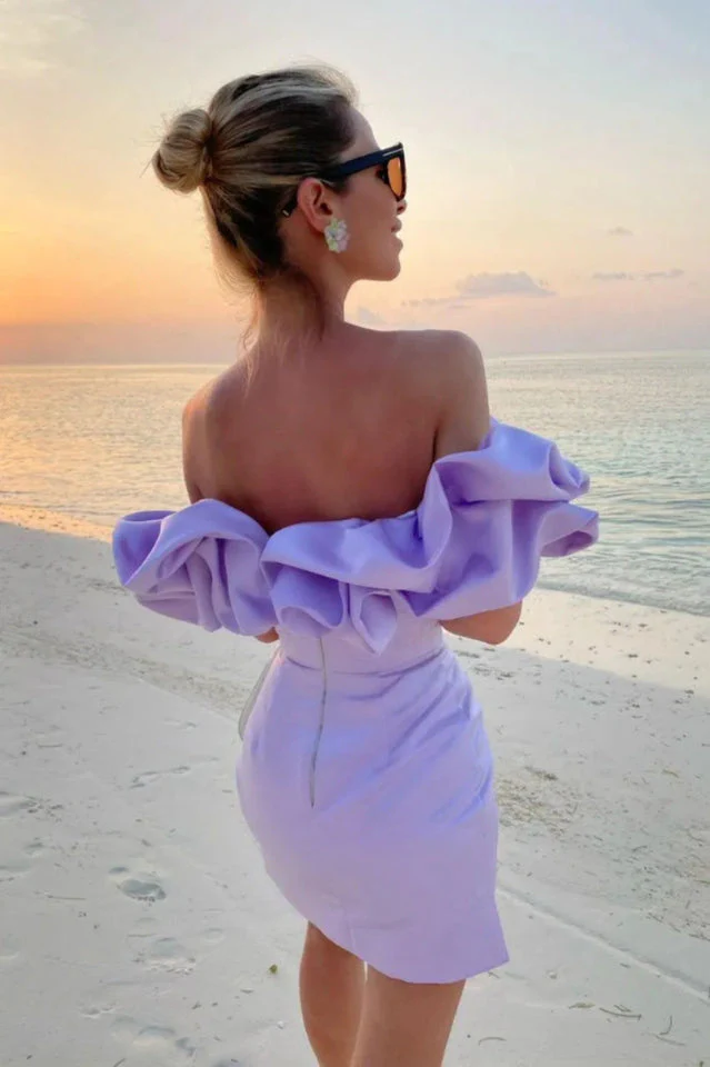 Elastic Mystic Satin Dress - Image 17