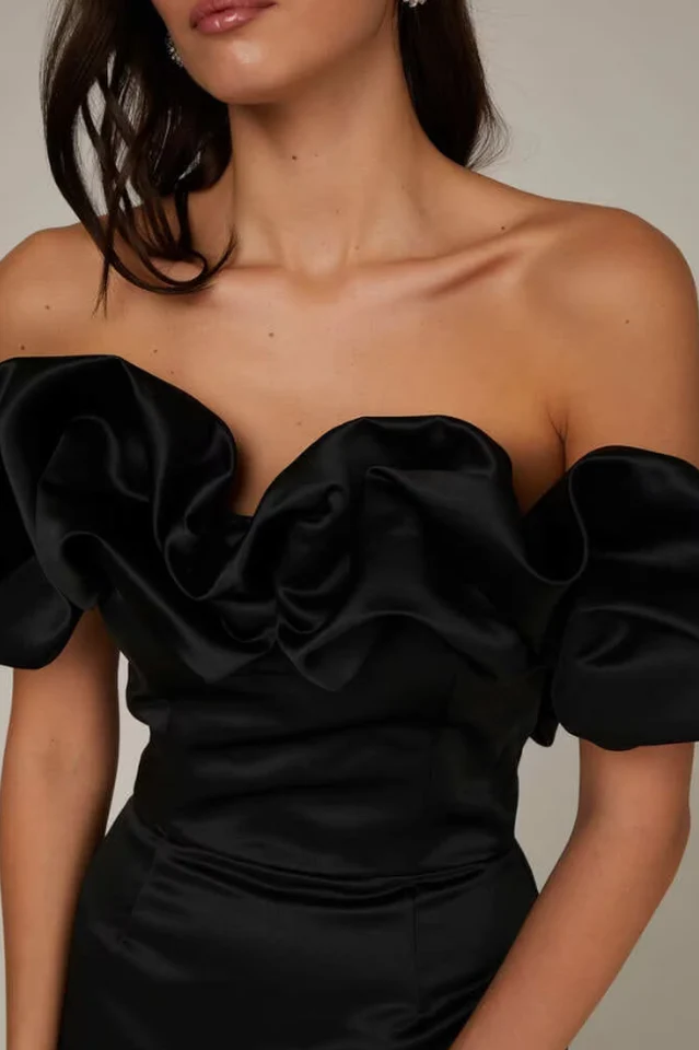 Elastic Mystic Satin Dress - Image 8