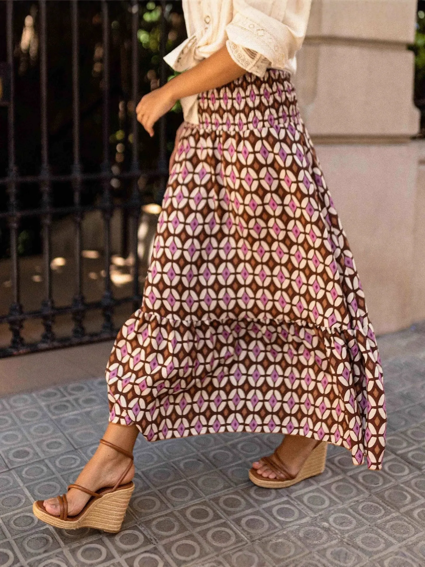 Elastic Waist Skirt - Image 4