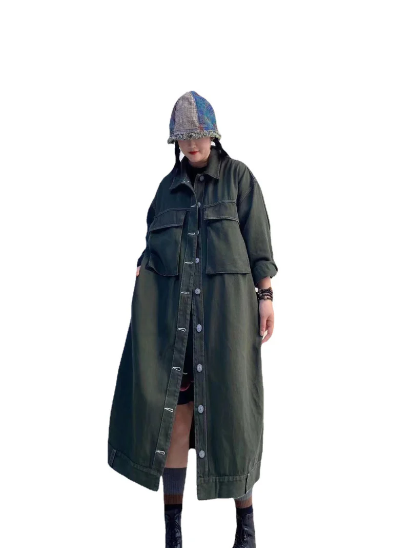 Elegant Cashmere Casual Loose Coat - Image 6