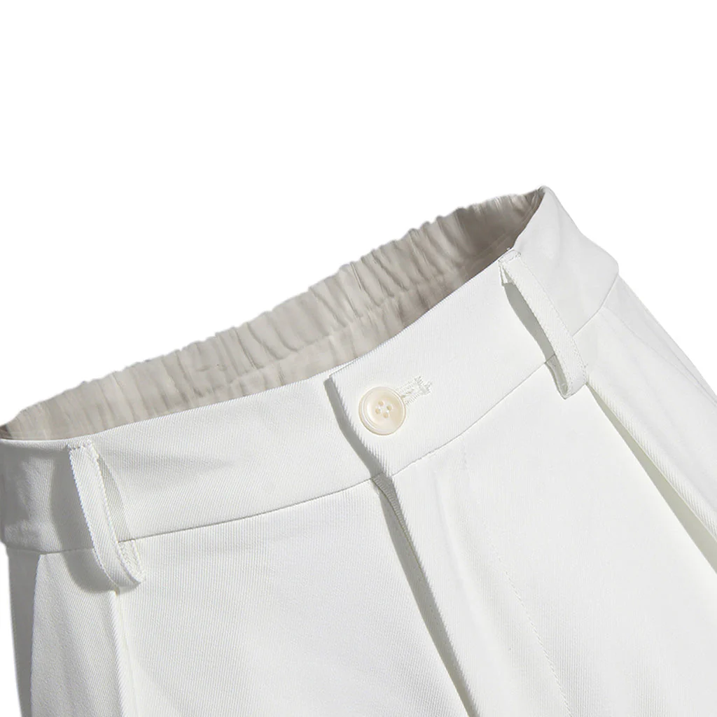 Elegant Solid Color Ankle Tie High Waist Wide Leg Pants - Image 4