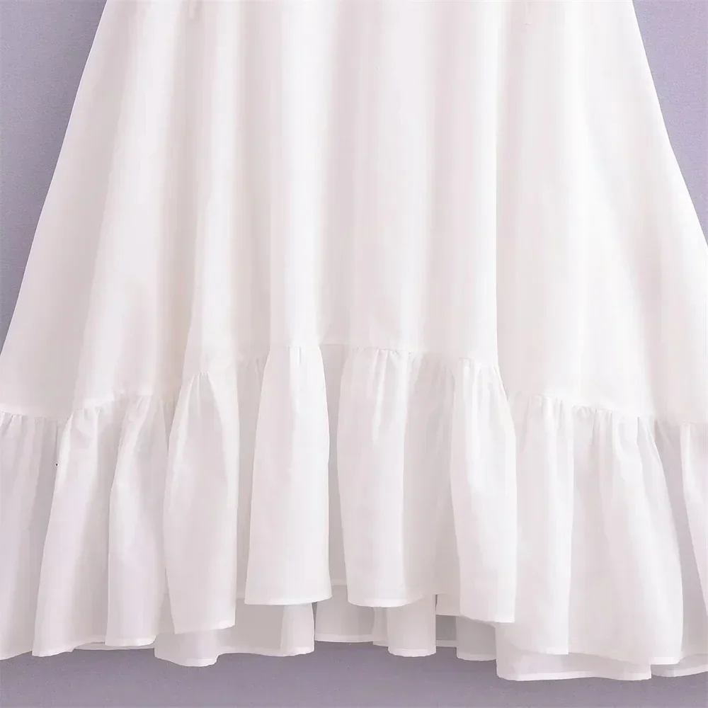 WHITE TIERED MAXI Dress - Image 11