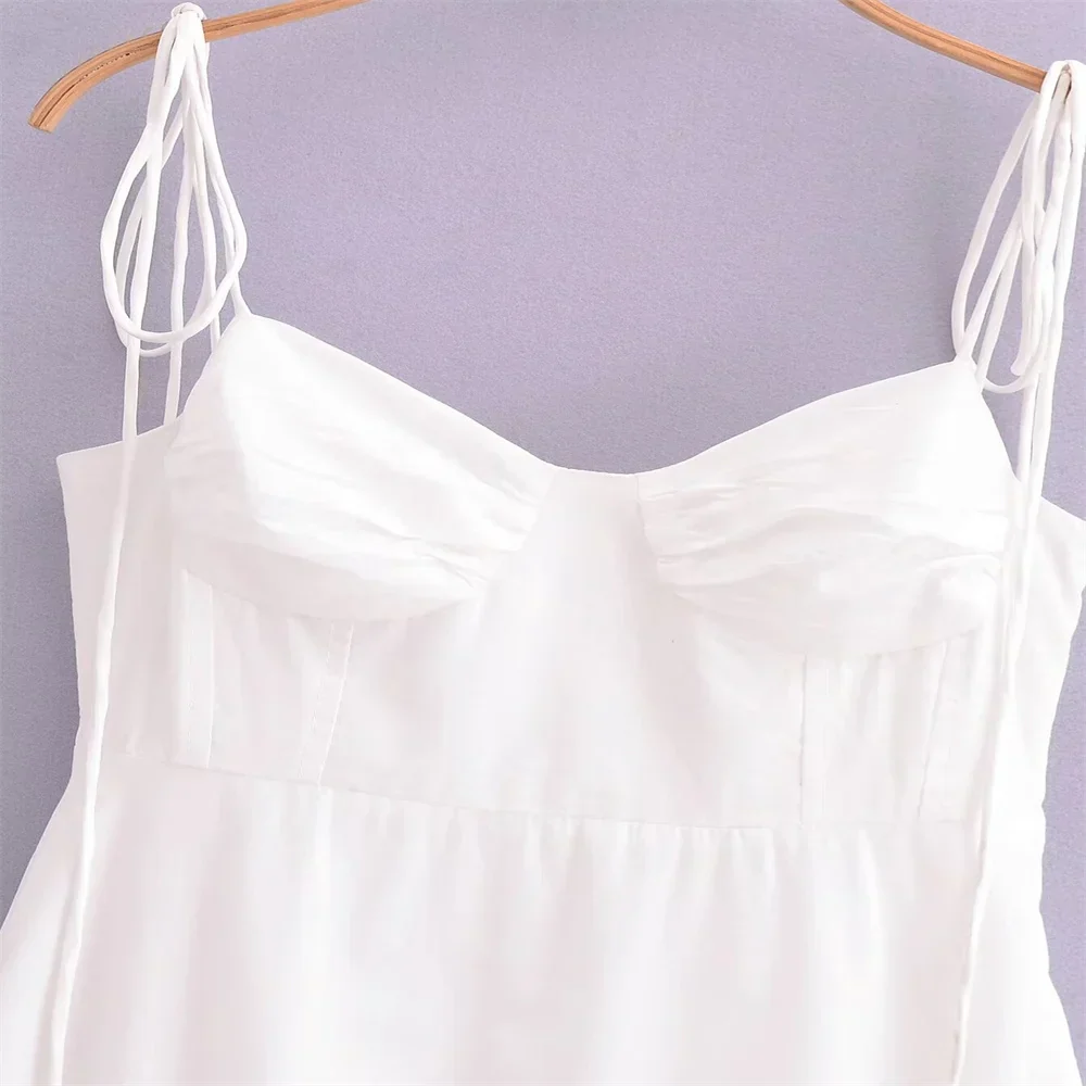 WHITE TIERED MAXI Dress - Image 12