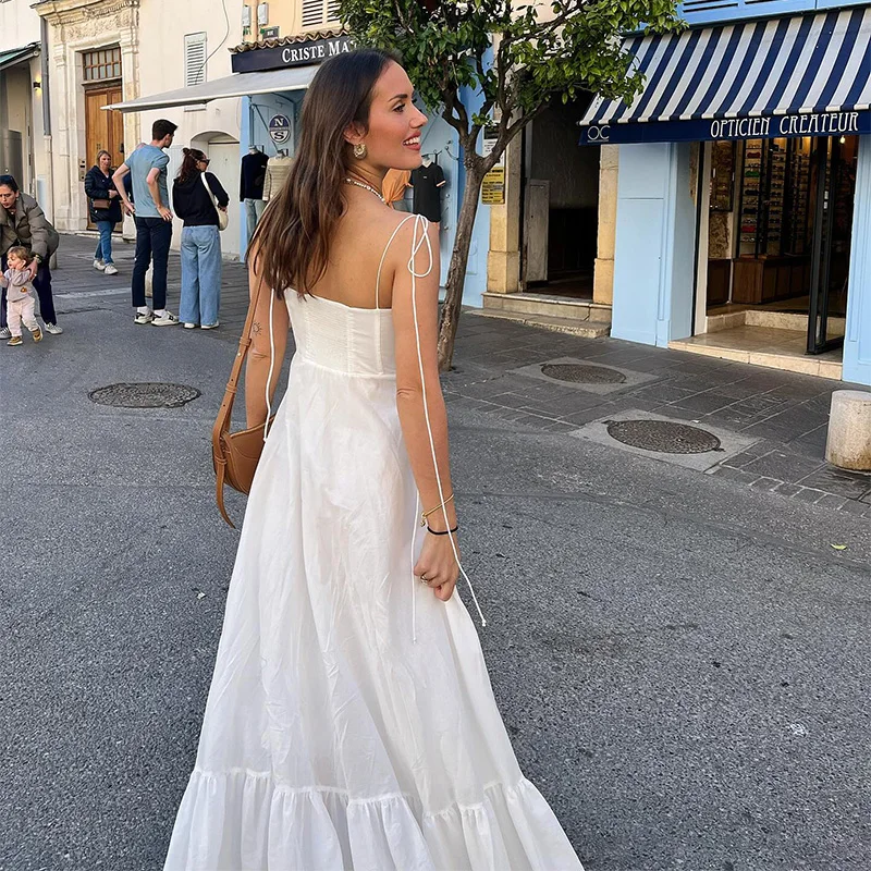 WHITE TIERED MAXI Dress - Image 4