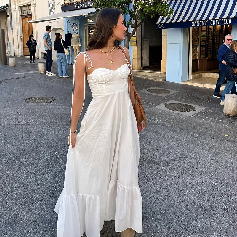 WHITE TIERED MAXI Dress - Image 5