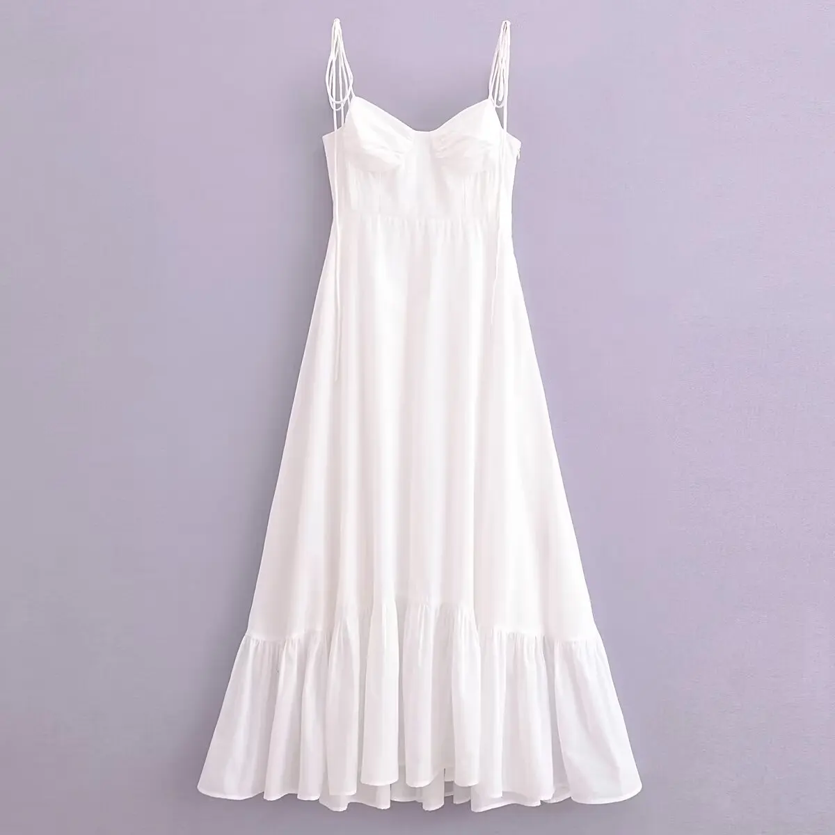 WHITE TIERED MAXI Dress - Image 9