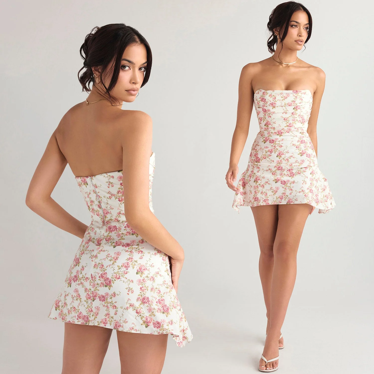 AYAKA STRAPLESS Mini Dress - Image 11