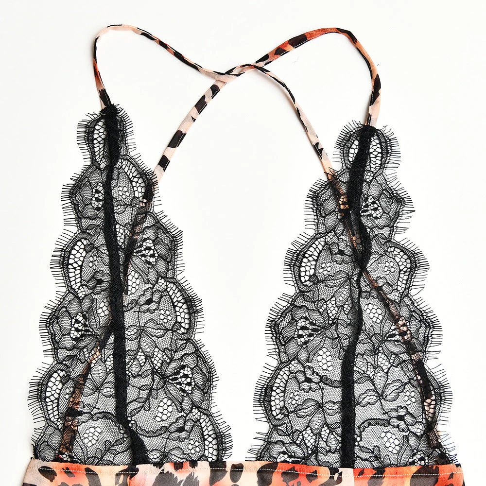 AKANE V NECK Lace PRINTED MAXI Dress - Image 14