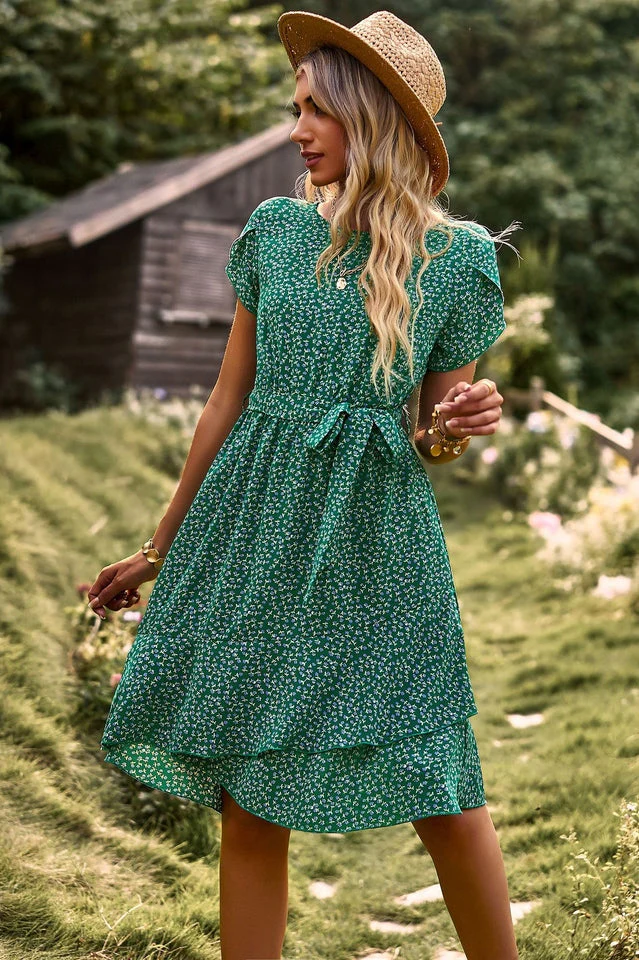 Emiliana Floral Doll Mini Dress - Image 11