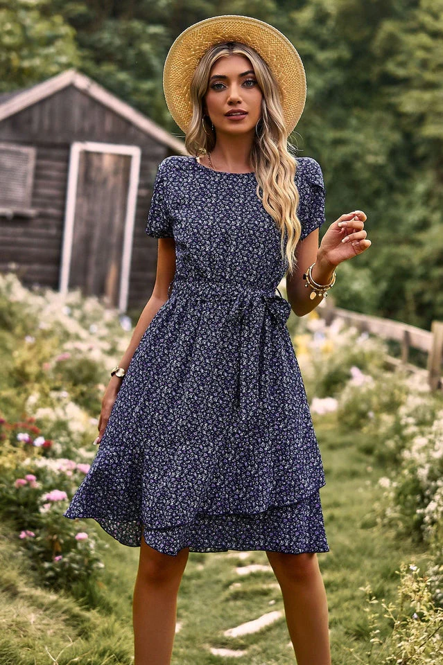 Emiliana Floral Doll Mini Dress - Image 16