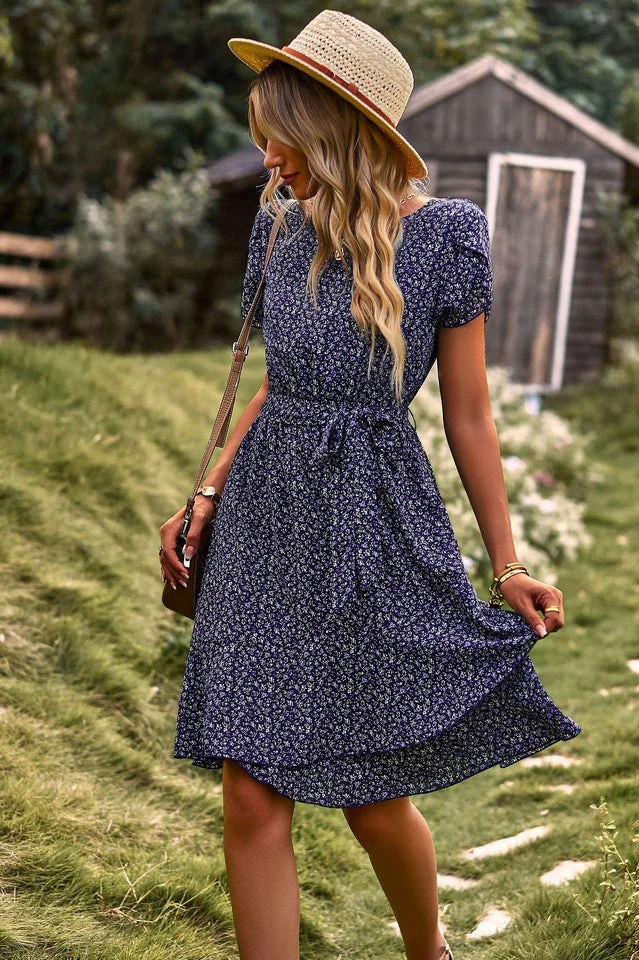 Emiliana Floral Doll Mini Dress - Image 17