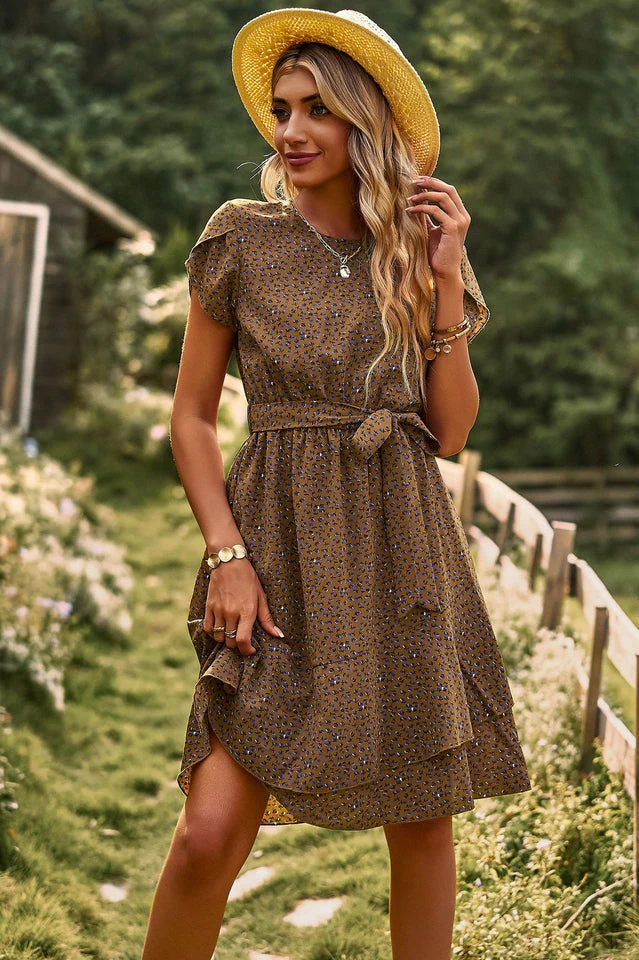 Emiliana Floral Doll Mini Dress - Image 3