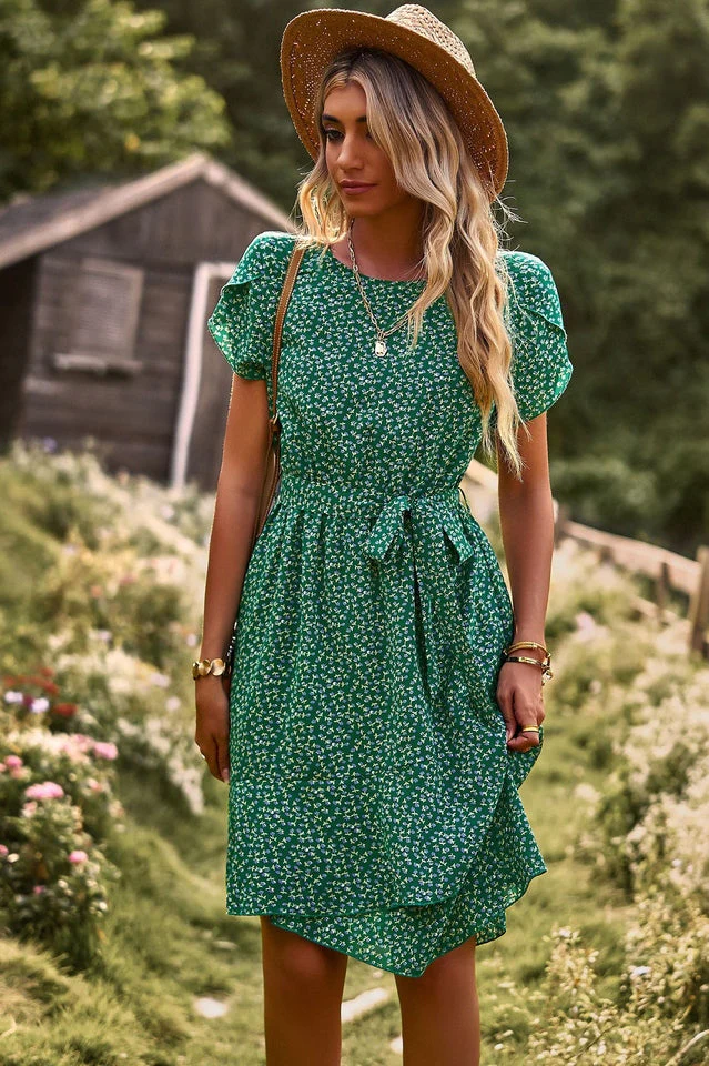 Emiliana Floral Doll Mini Dress - Image 9