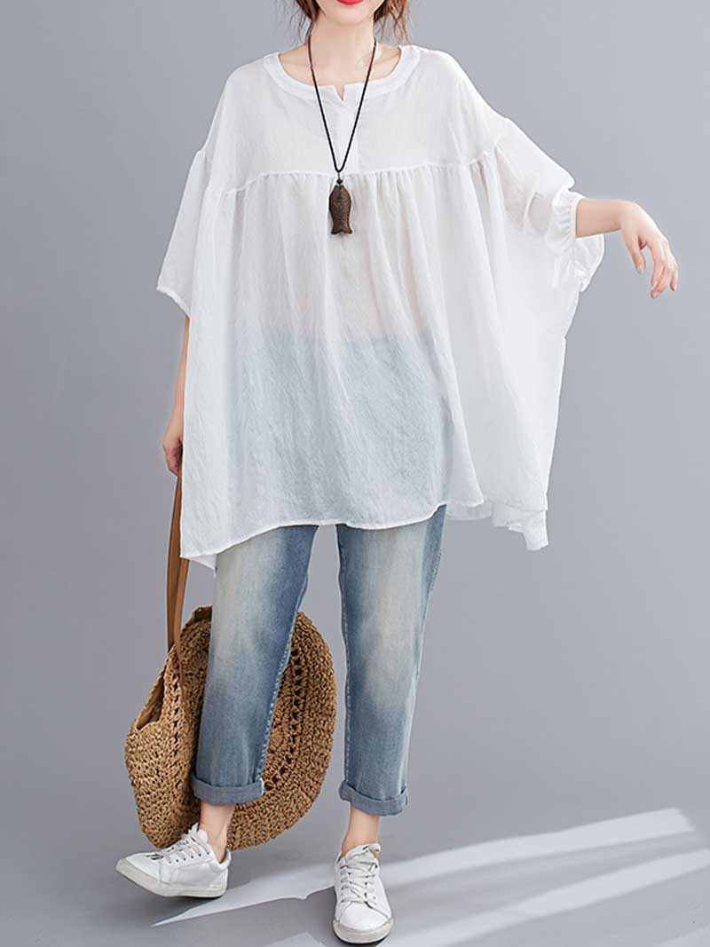 Endless Love Round Neck Cotton Top - Image 6