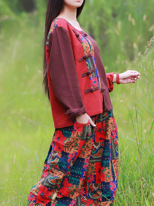 Ethnic Print Pankou Top - Image 3