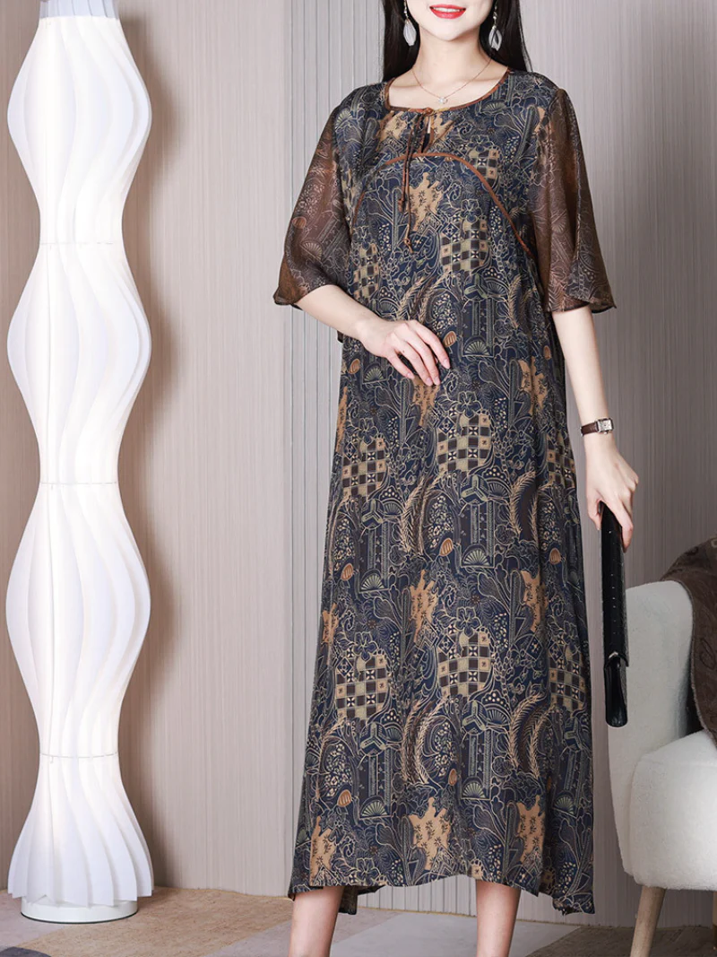 Ever-Pretty Round Neck A-line Dress - Image 2