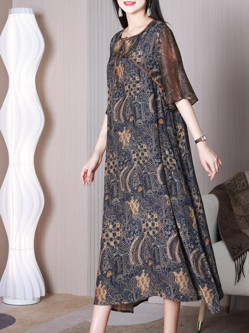 Ever-Pretty Round Neck A-line Dress - Image 3