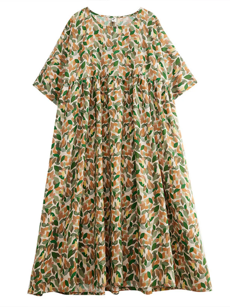 Ever-Pretty Round Neck Smock Dress - Image 2