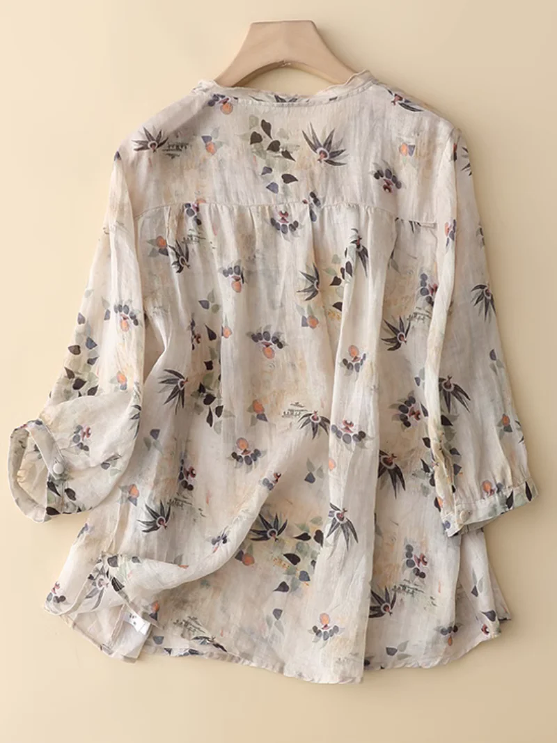 Everboady Love Fashionable Floral Top - Image 2