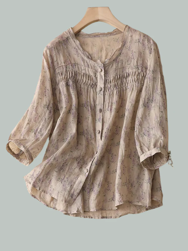 Everboady Love Fashionable Floral Top - Image 7