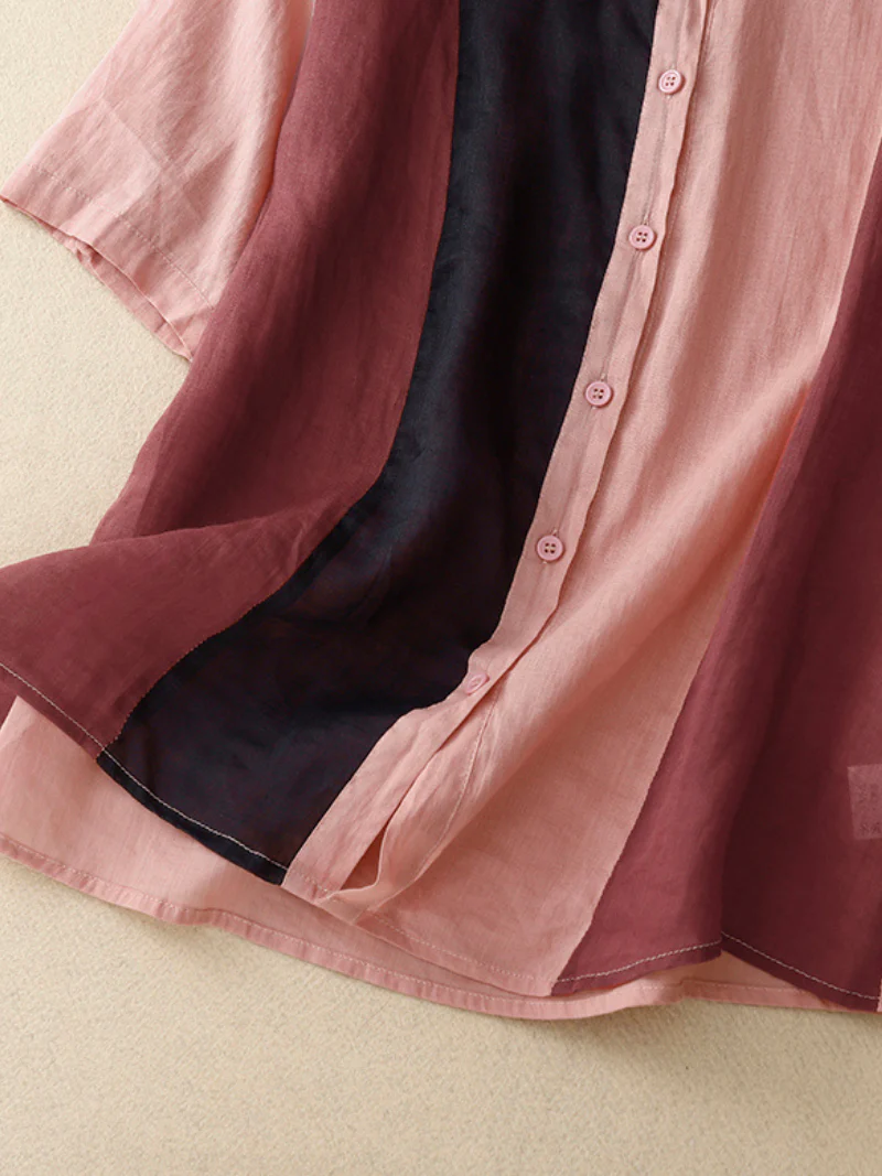 Everday Short-Sleeve Button-Up Shirt top - Image 4