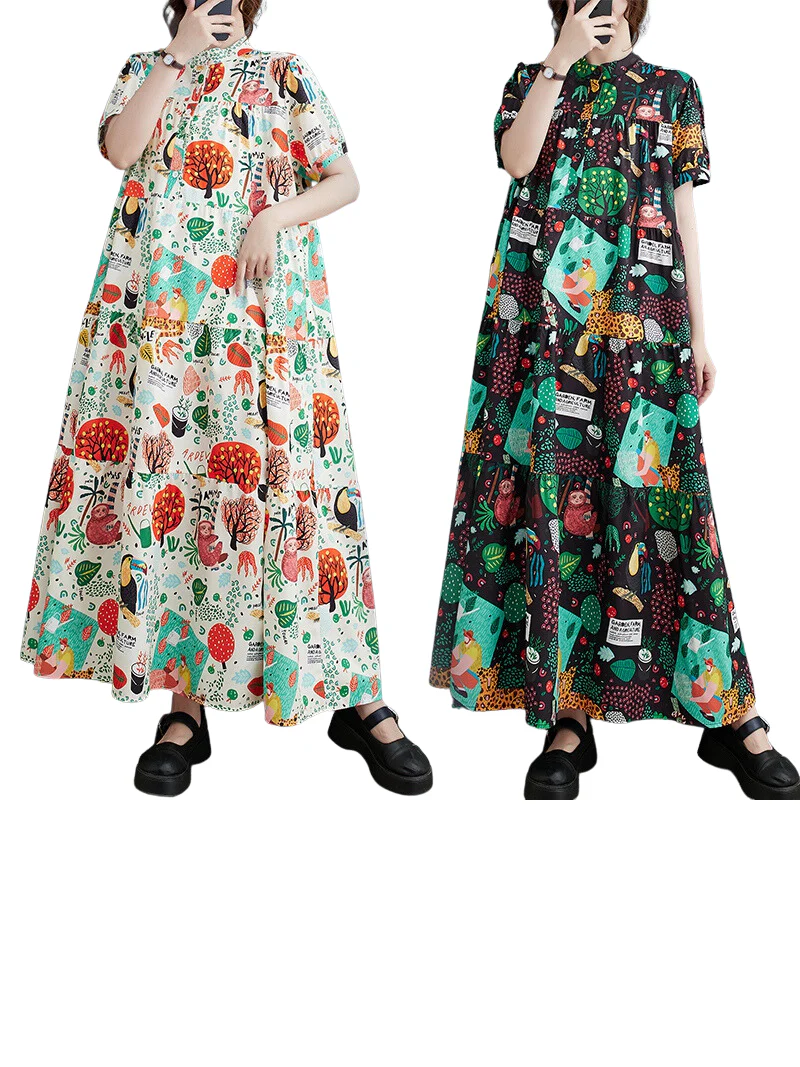 Everyone Love Short-Sleeved Maxi Dress - Image 3