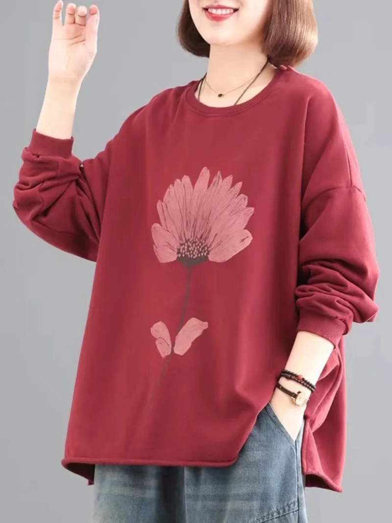 Everybody Loves Cotton Round Neck Loose Top - Image 4