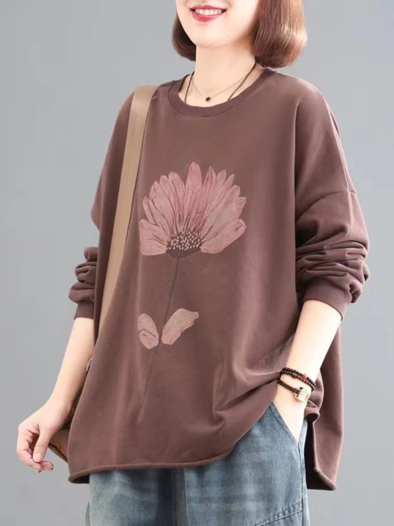 Everybody Loves Cotton Round Neck Loose Top - Image 5