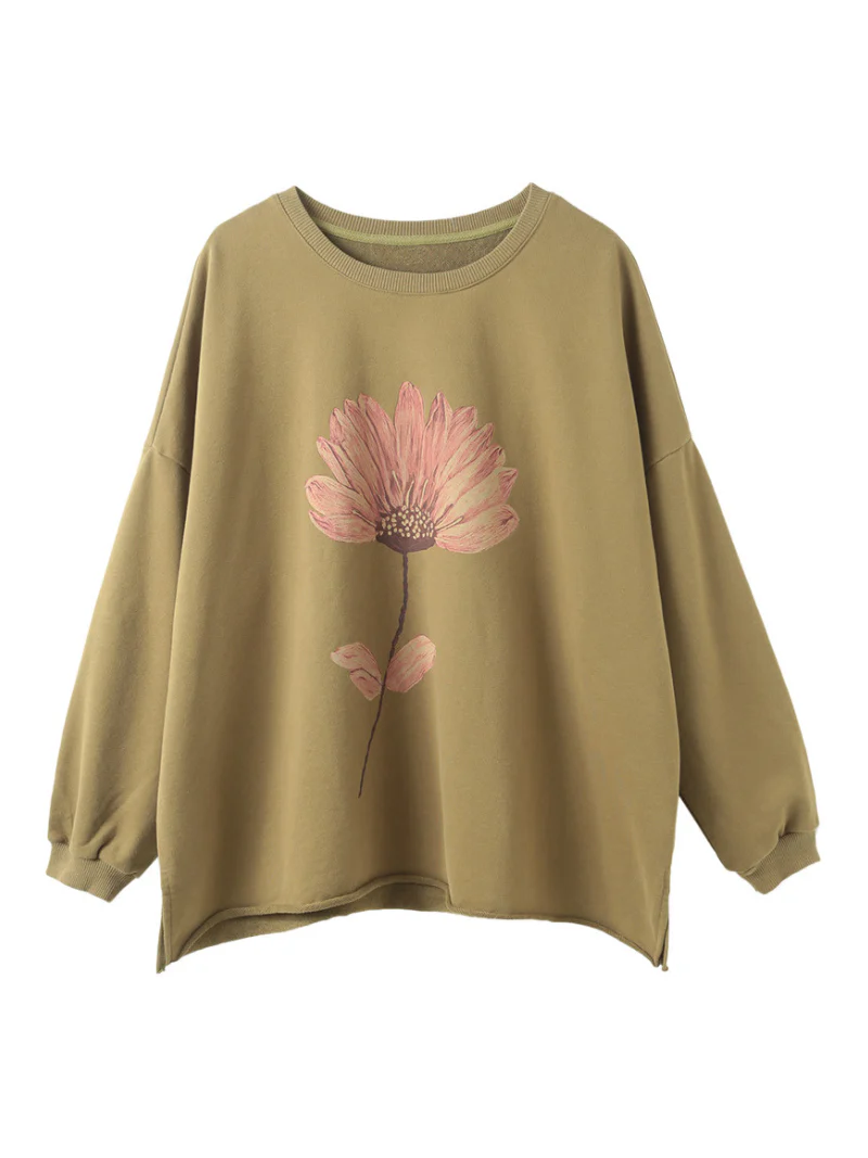 Everybody Loves Cotton Round Neck Loose Top - Image 8